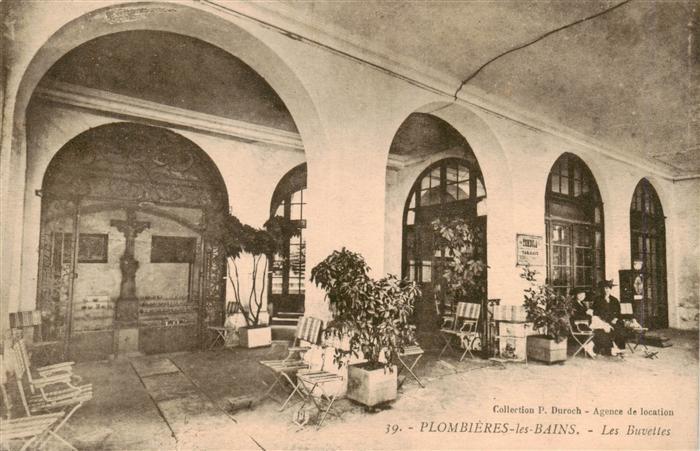 Plombieres-les-Bains 88 Vosges Les Buvettes