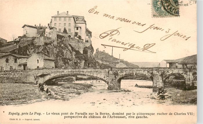 Espaly-Saint-Marcel 43 Haute-Loire Chateau de l’Arbousset rive gauche