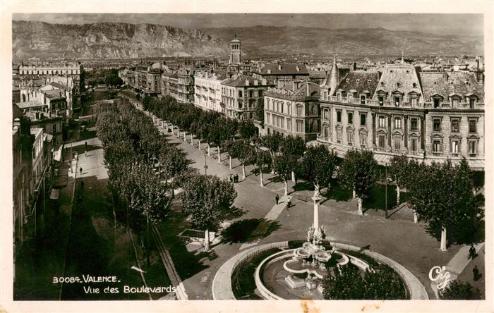 Valence-sur-Rhone 26 Drome Vue des Boulevards