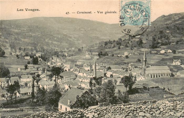 Cornimont 88 Vosges Vue generale