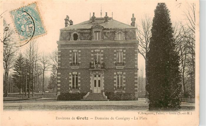Gretz-Armainvilliers 77 Seine-et-Marne Domaine de Cossigny la Plata