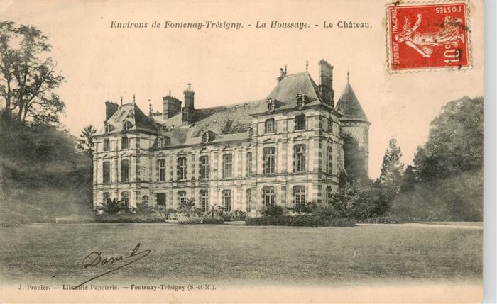 Fontenay-Tresigny 77 Seine-et-Marne La Houssage Château Schloss