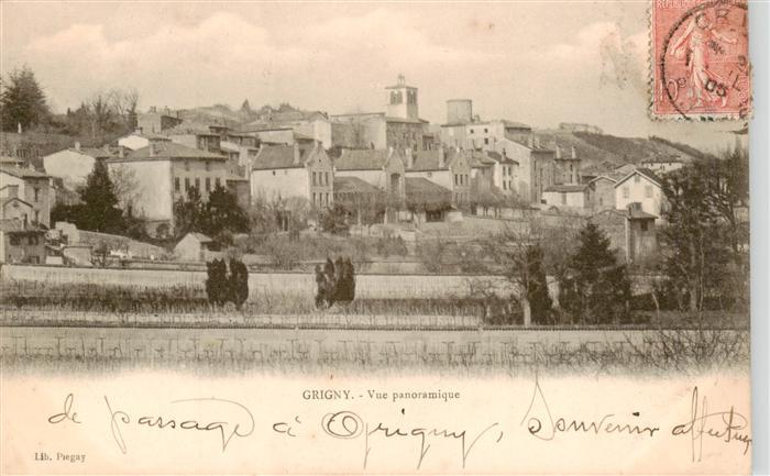 Grigny 69 Rhone Vue panoramique