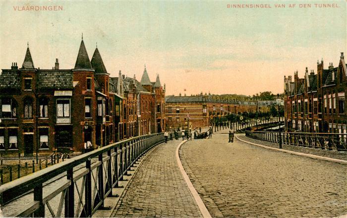 Vlaardingen NL Binnensingel van af den Tunnel