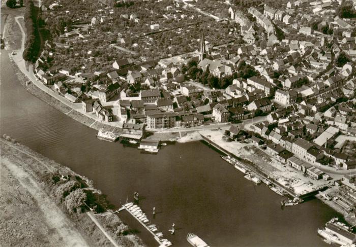 Wittenberge  Prignitz Fliegeraufnahme aus Luftbildkalender 1980