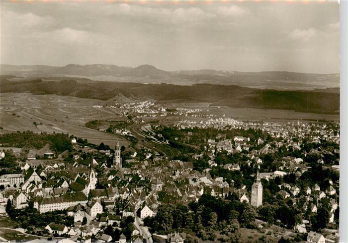 Rottweil Neckar Panorama mit Schwaebischer Alb