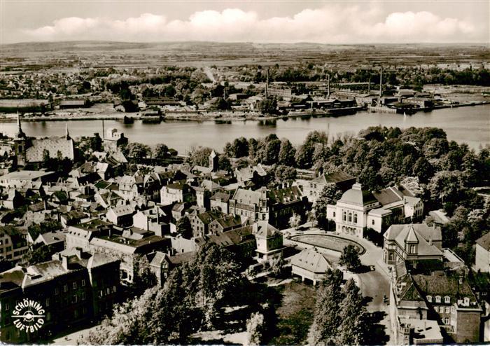Rendsburg Schleswig-Holstein Blick auf die Altstadt