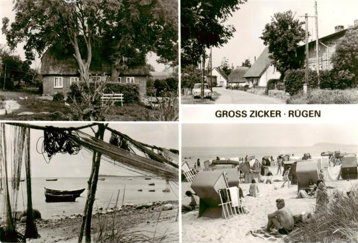 Gross-Zicker Gager Ruegen Teilansichten Strand