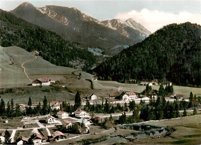 Weissbach Alpenstrasse Panorama Blick zum Gamskogel Zwiesel und Hochstaufen