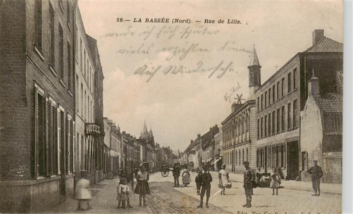 La Bassee  59 Nord Rue de Lille
