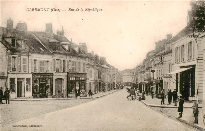 Clermont 60 Oise Rue de la Republique