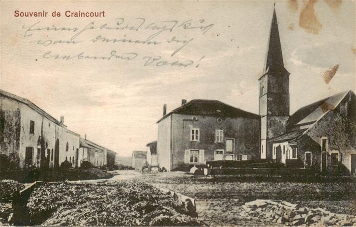 Craincourt 57 Moselle Ortspartie Feldpost