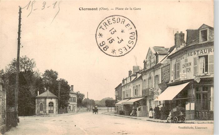 Clermont 60 Oise Place de la Gare