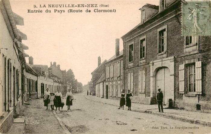 Neuville-en-Hez La Entree du Pays Route de Clermont