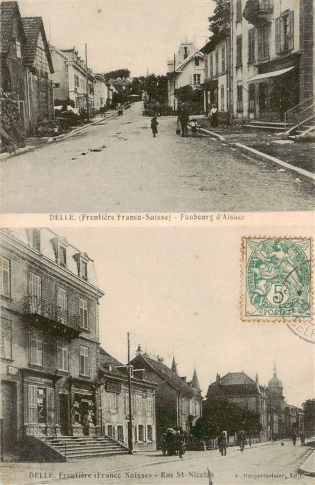 Delle 90 Belfort Frontiere Faubourg d’Alsace Rue St Nicolas