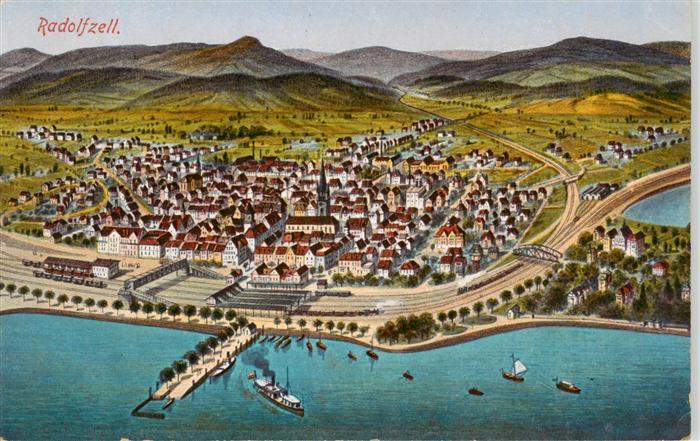 Radolfzell Bodensee Panorama Feldpost
