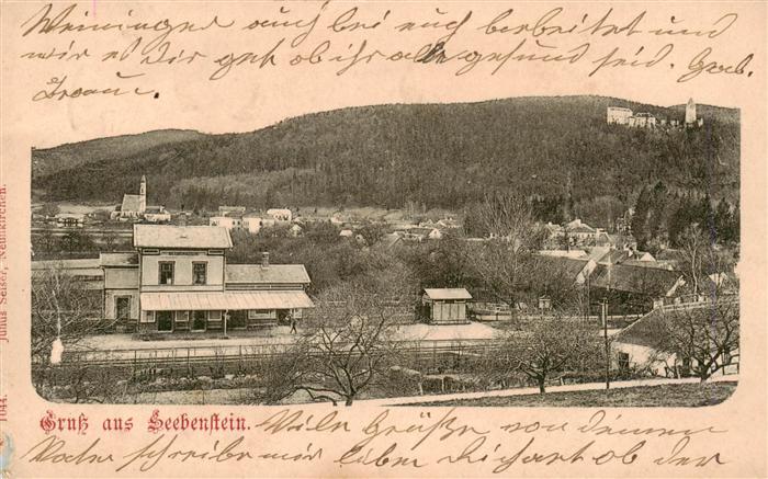 Seebenstein Niederoesterreich AT Panorama