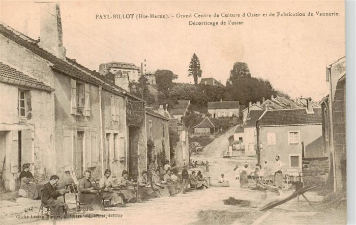 Fayl-Billot 52 Haute-Marne Grand Centre de Cuiture d’Osier et de Fabrication de