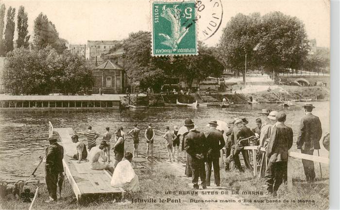 Joinville-le-Pont 94 Dimanche matin d’Ete aux bords de la Ma