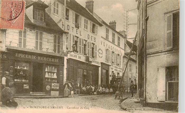 Montfort-l Amaury 78 Yvelins Carrefour du Coq