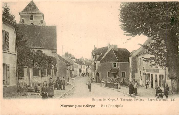 Morsang-sur-Orge 91 Essonne Rue Principale