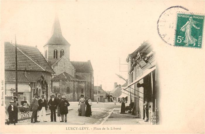 Lurcy-Levy Lurcy-Levis 03 Allier Place de la Liberte