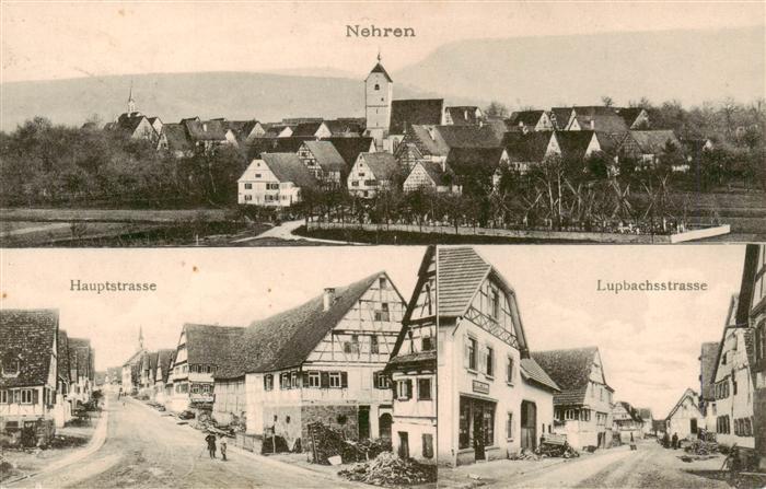 Nehren Wuerttemberg BW Panorama Hauptstrasse Lupbachsstrasse