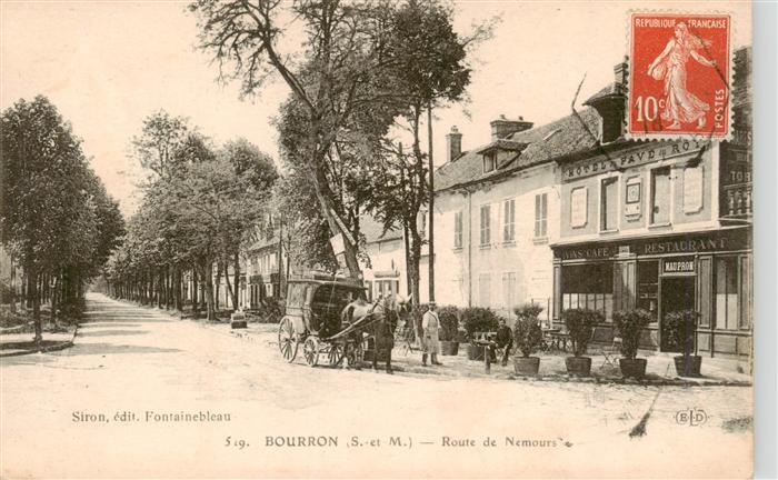 Bourron-Marlotte 77 Seine-et-Marne Route de Nemours
