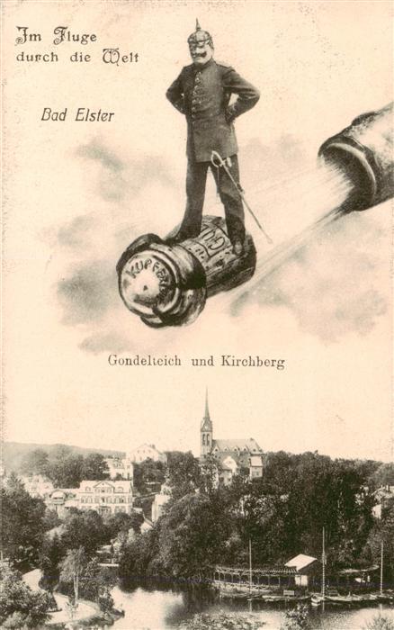 Bad Elster Gondelteich und Kirchberg