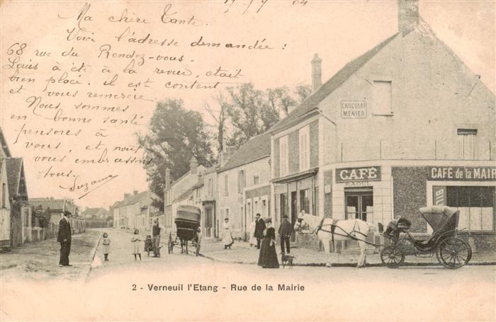 Verneuil-l Etang 77 Seine-et-Marne Rue de la Mairie
