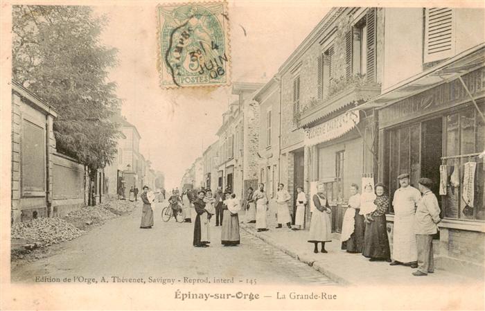 Epinay-sur-Orge 91 Essonne La Grande Rue