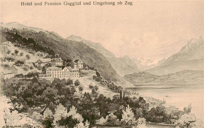 Zug  ZG Hotel Pension Guggital und Umgebung