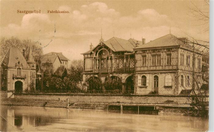 Saargemuend Sarreguemines 57 Moselle Fabrik Kasino