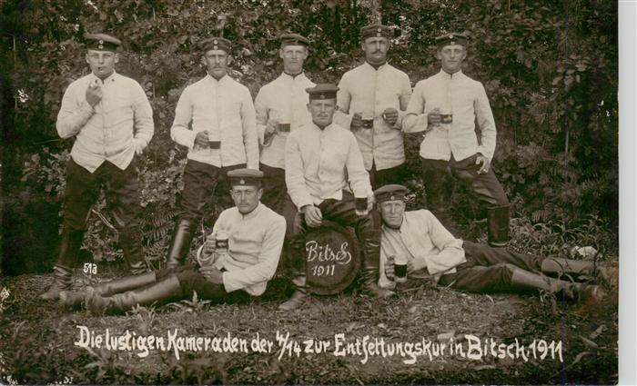 Bitsch Bitche 57 Moselle Lothringen Die Kameraden der 4 14 zur Entfettungskur 19