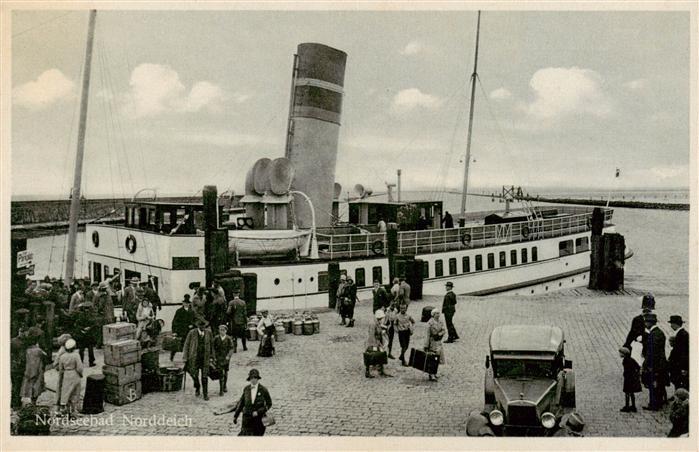 Norddeich  Norden Nordseebad Faehre Anleger