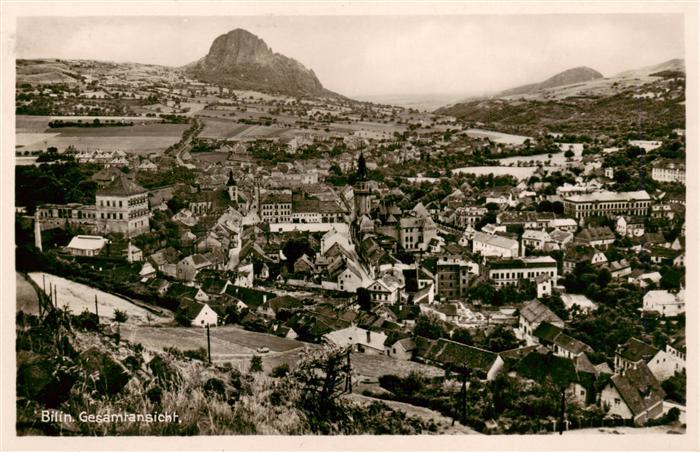 Bilin Bilina Sauerbrunn CZ Panorama