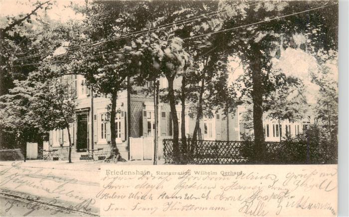 Friedenshain Elberfeld Barmen NRW Restauration Wilhelm Gerhard