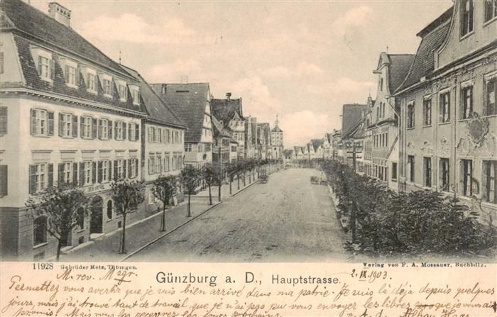 Guenzburg Bayern Hauptstrasse