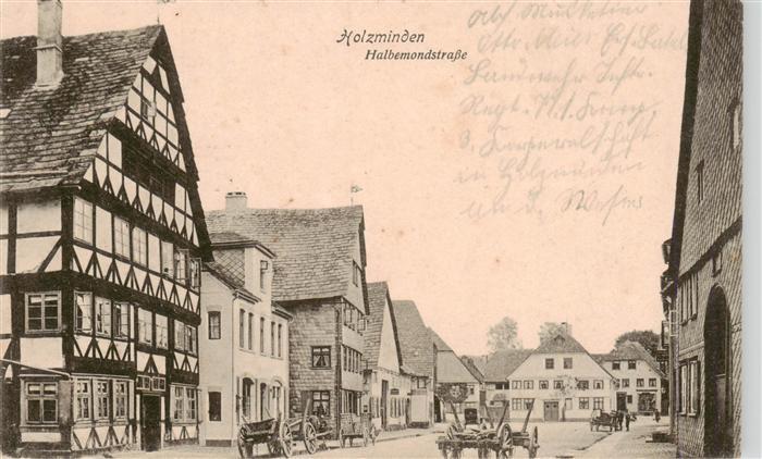 Holzminden Weser Niedersachsen Halbemondstrasse
