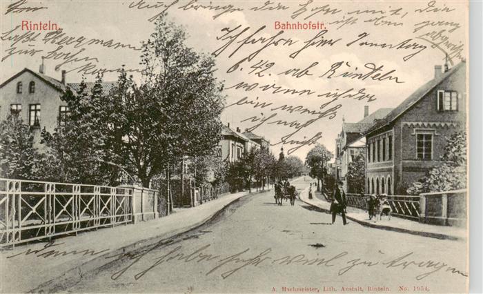 Rinteln Weser Niedersachsen Bahnhofstrasse