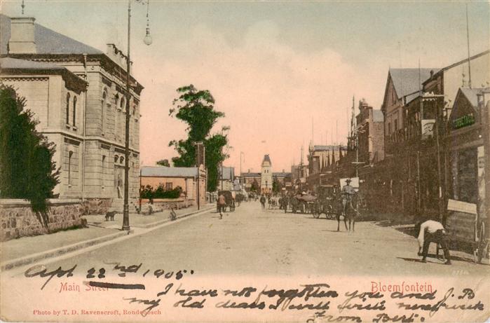 Bloemfontein RSA Southafrica Main Street