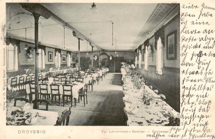 Droyssig Kgl Lehrerinnen Seminar Speisesaal