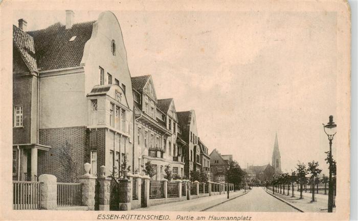Ruettenscheid Essen Am Hausmannplatz Feldpost