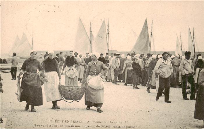 Port-en-Bessin-Huppain 14 Calvados Au moment de la vente