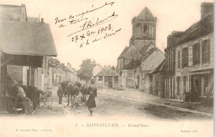 Saint-Sylvain 14 Calvados Grand Rue