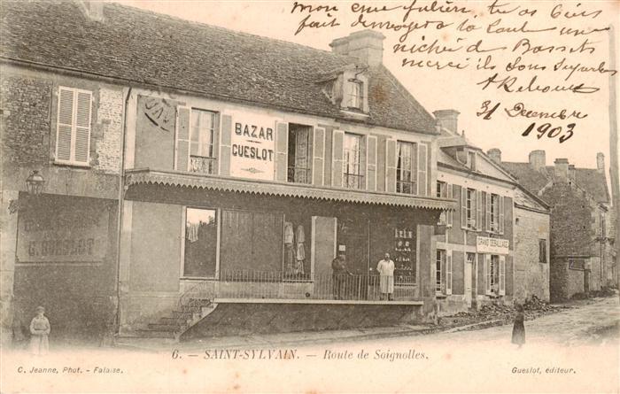 Saint-Sylvain 14 Calvados Route de Soignolles