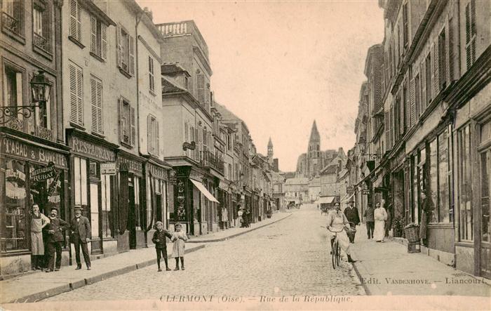 Clermont 60 Oise Rue de la République