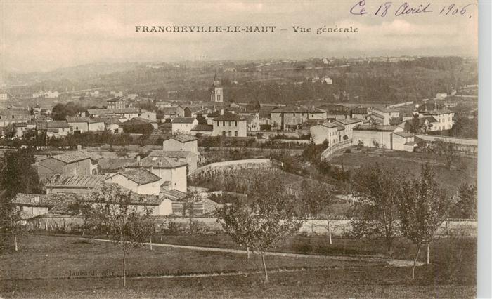 Francheville-le-Haut Lyon 69 Rhone Vue générale