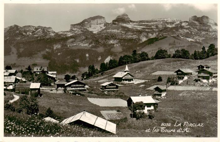 La Forclaz Aigle VD Panorama et les Tours d Ai