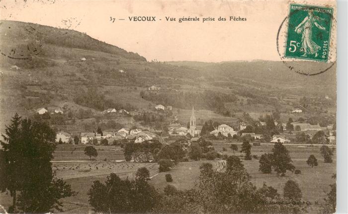 Vecoux 88 Vosges Vue générale prise des Fèches